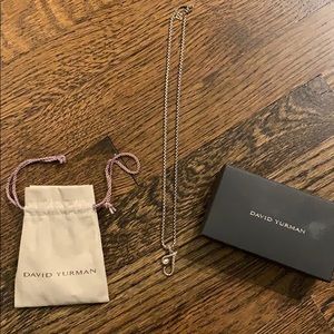 David Yurman silver necklace